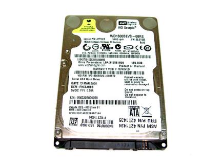 westerndigital　　WD1600BEVS